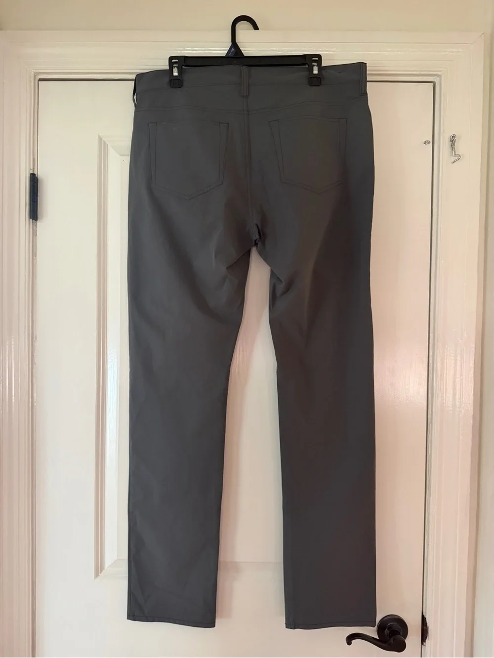 J.Crew Flex Charcoal Straight-Leg Pants